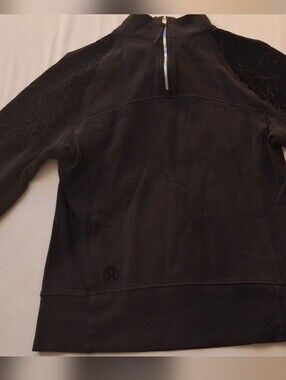lululemon athletica Black Half-Zip Sweater